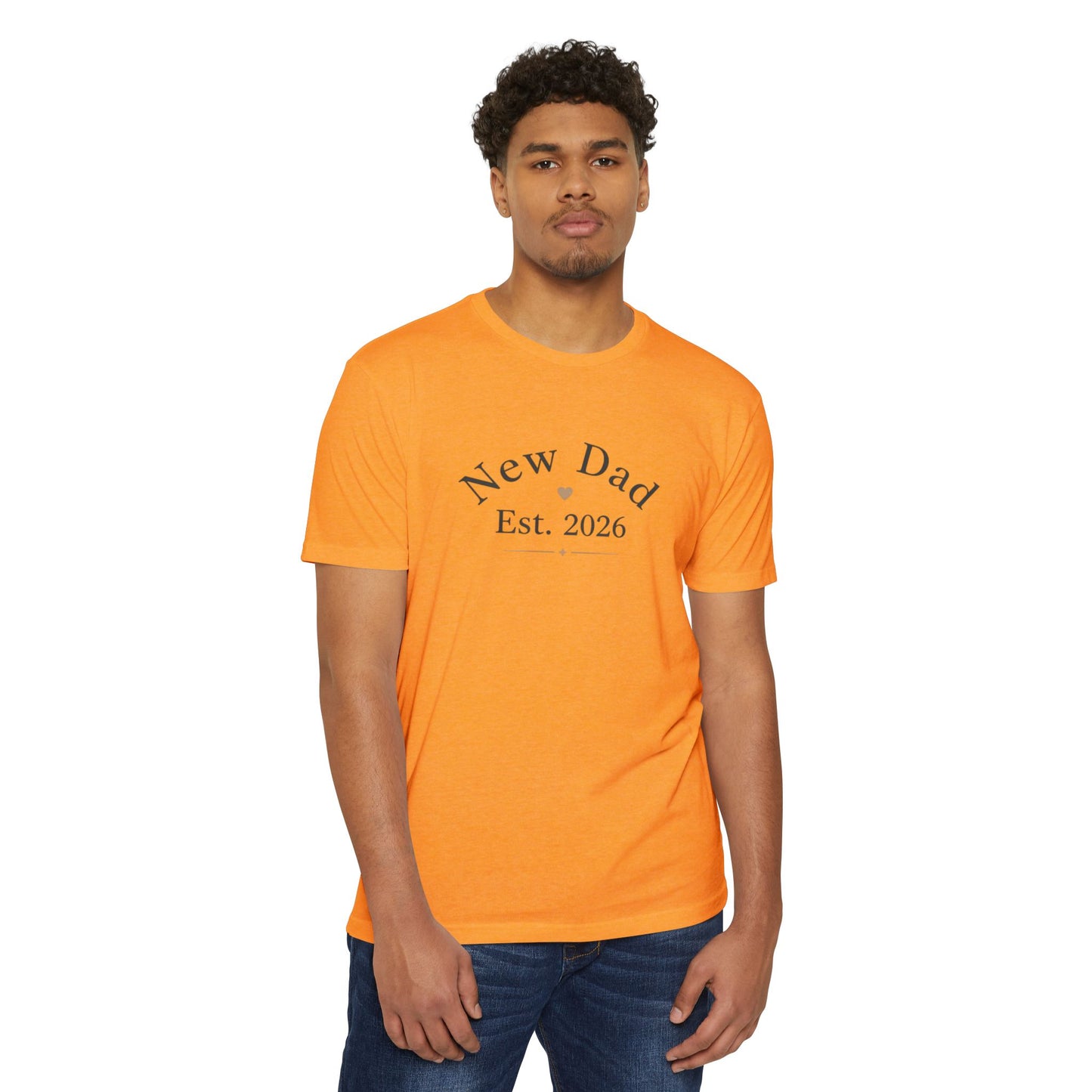 New Dad 2026, Unisex CVC Jersey T-shirt