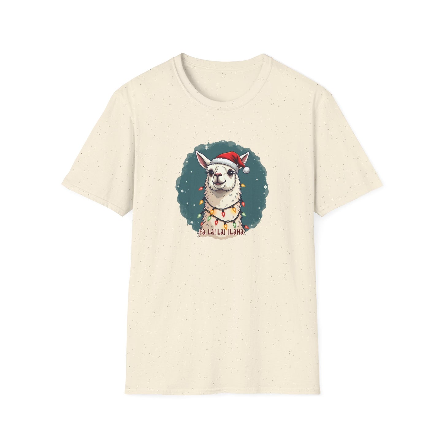 Llamas Christmas tee, Unisex Softstyle T-Shirt