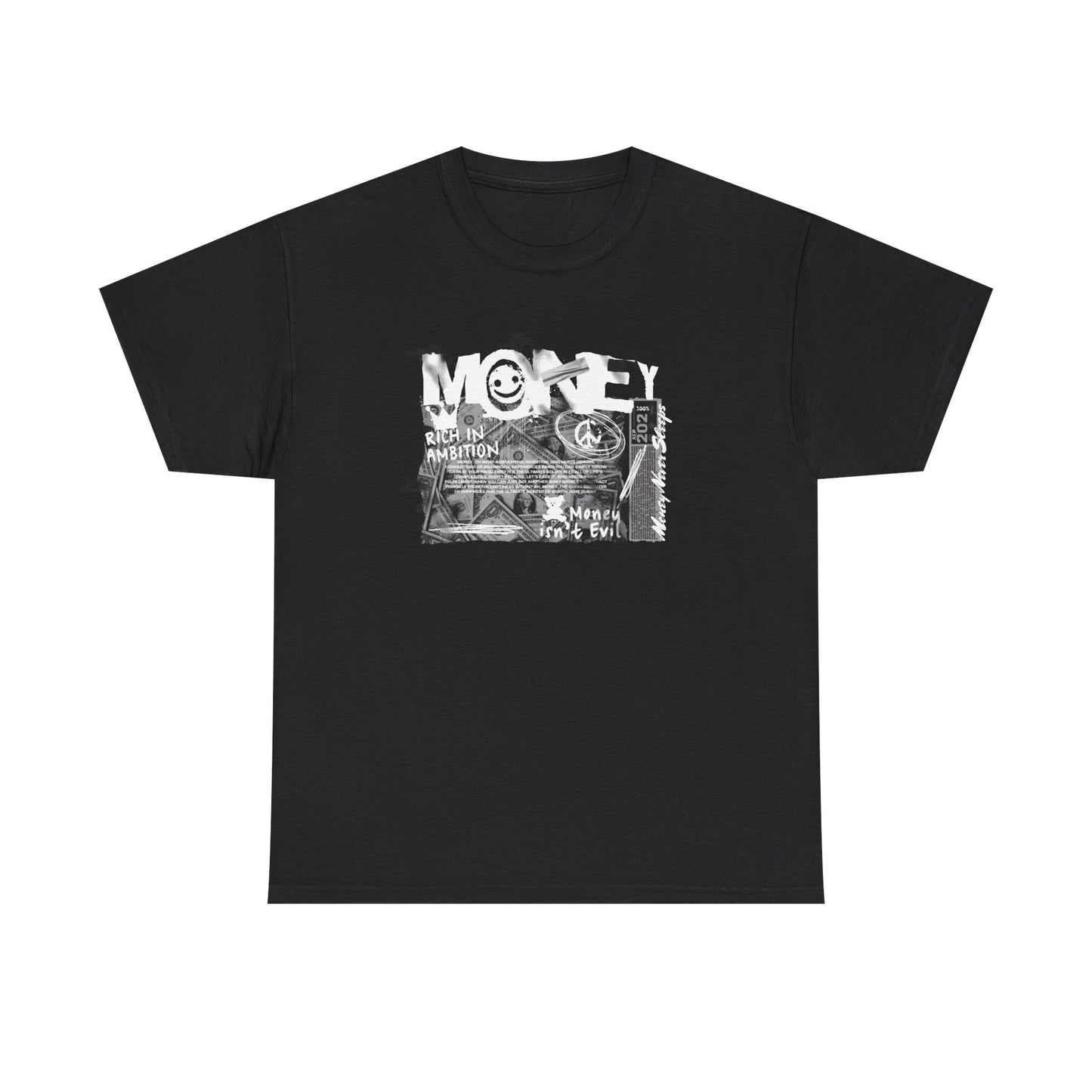 Money Isn't Evil Tee — Inspirational Graphic T-Shirt