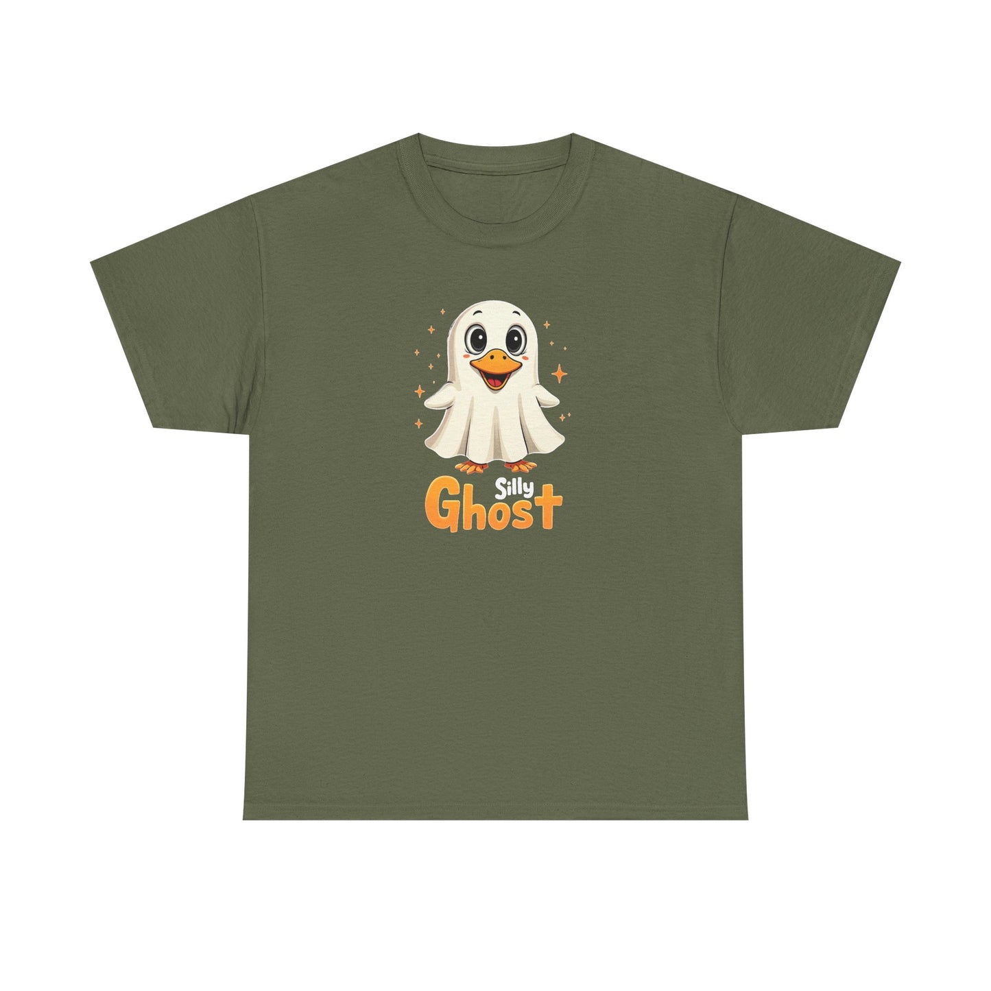 Silly Ghost T‑Shirt — Cute Halloween Ghost Tee for Kids & Adults