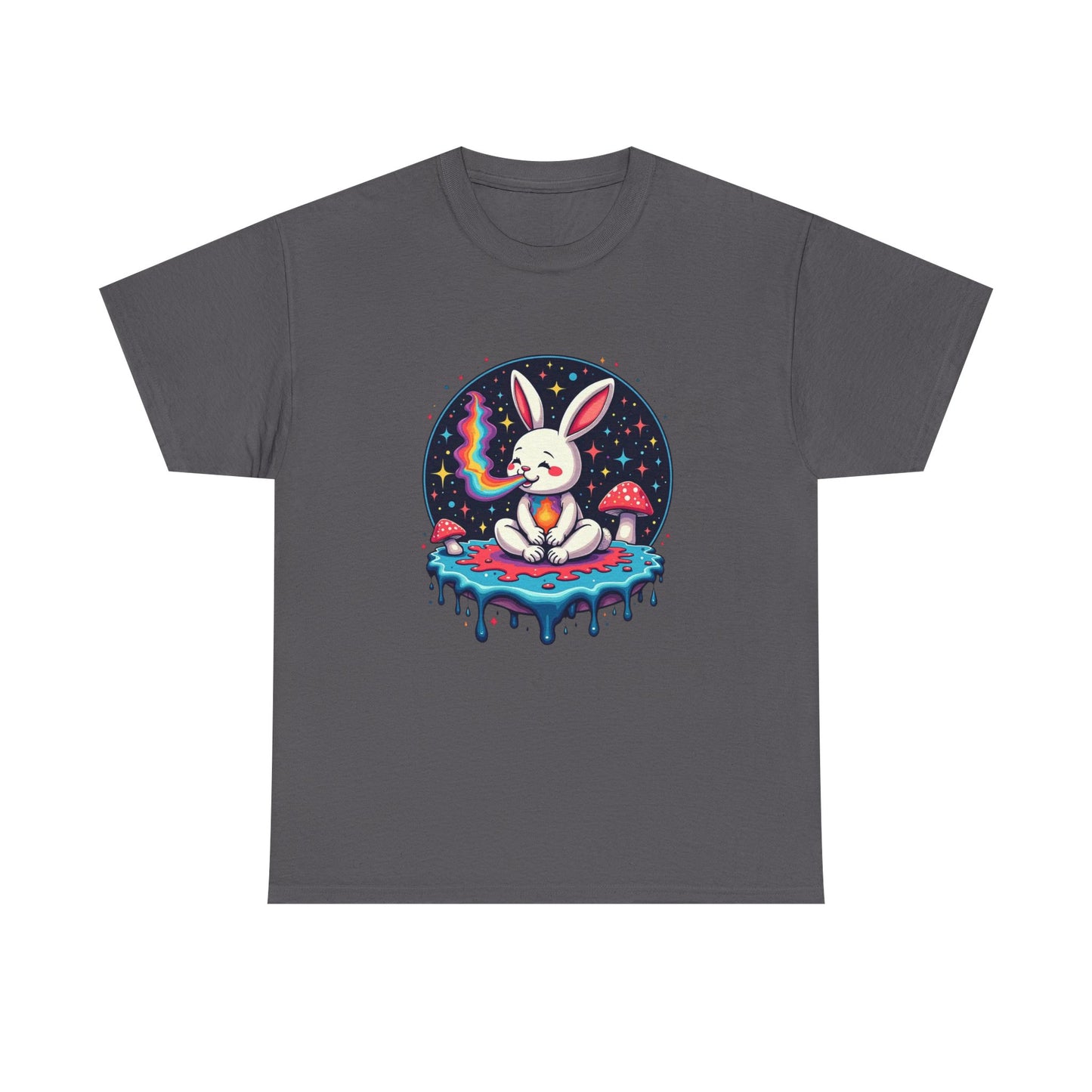 Mystical Bunny Tee — Cute Meditating Rabbit Graphic T-Shirt
