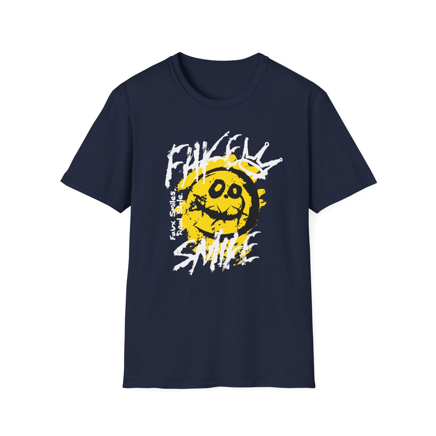 Fake Smile Vibe, Unisex Softstyle T-Shirt