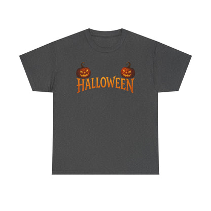 Halloween Pumpkin Graphic Tee, Unisex Cotton T-Shirt, Fall Fashion, Halloween Costume, Trick or Treat Shirt