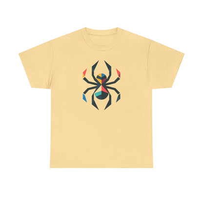 Colorful Spider, Graphic Unisex Heavy Cotton Tee - Psychonaut Swag