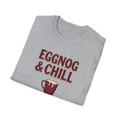 Eggnog and Chill, Unisex Softstyle T-Shirt