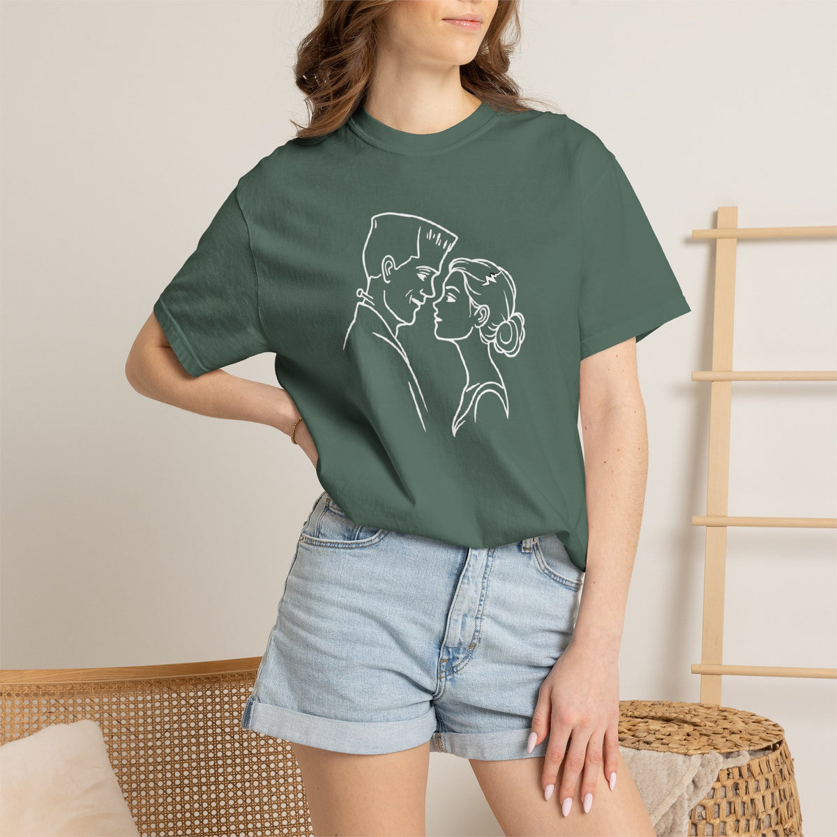 A Marriage So Strong it’s Scary Tee – Minimal Romantic Monster T-Shirt