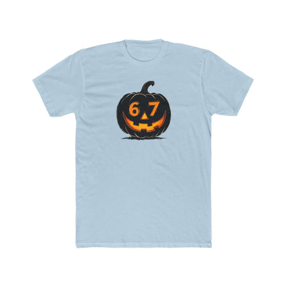 Halloween Jack-O'-Lantern Tee — 6/7 Pumpkin Graphic Shirt