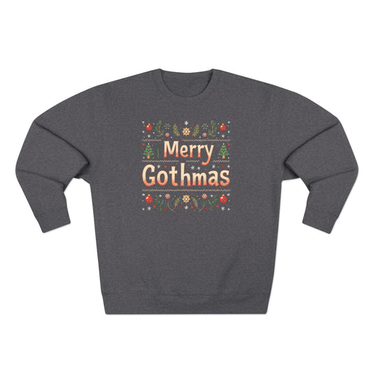 Merry Gothmas Sweatshirt — Gothic Holiday Crewneck