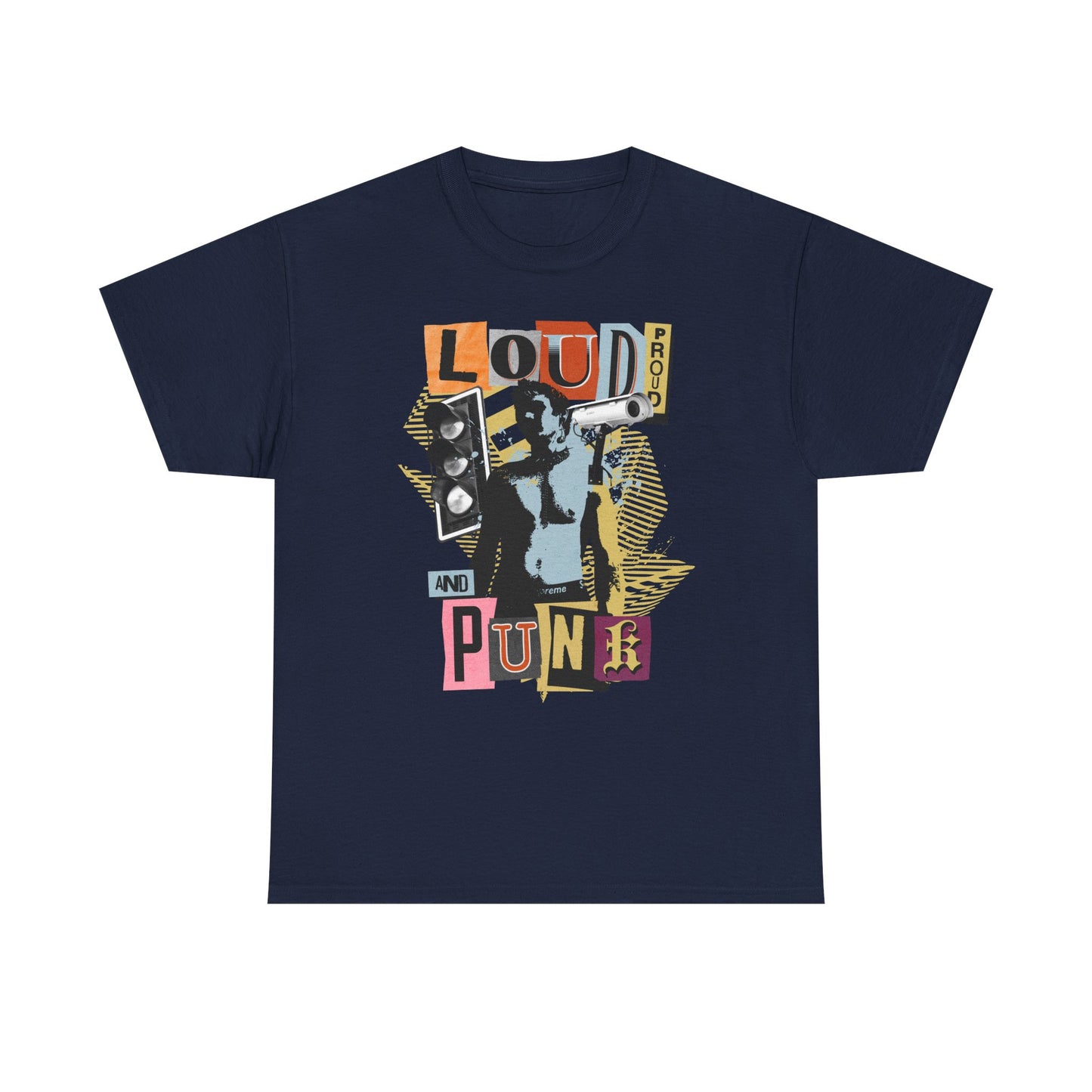 Punk Rock 'Loud' Graphic Tee — Vintage Concert Band Shirt