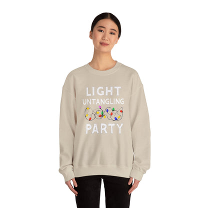 Light Untangling Party, Unisex Heavy Blend™ Crewneck Sweatshirt