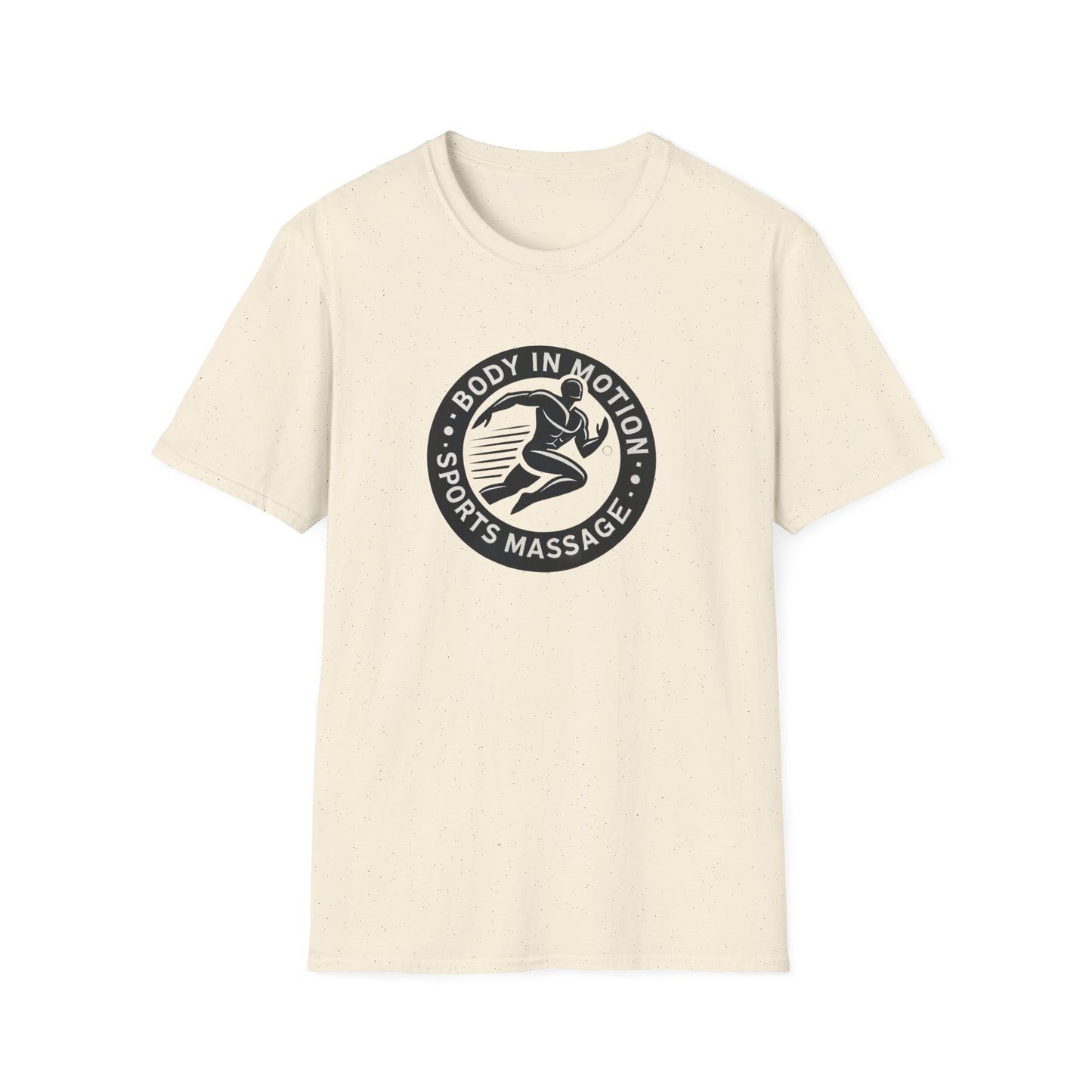 Sports Massage T-Shirt — "Body in Motion" Logo Athletic Tee