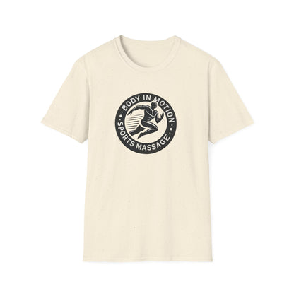 Sports Massage T-Shirt — "Body in Motion" Logo Athletic Tee