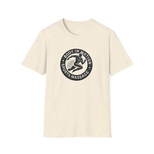 Sports Massage T-Shirt — "Body in Motion" Logo Athletic Tee