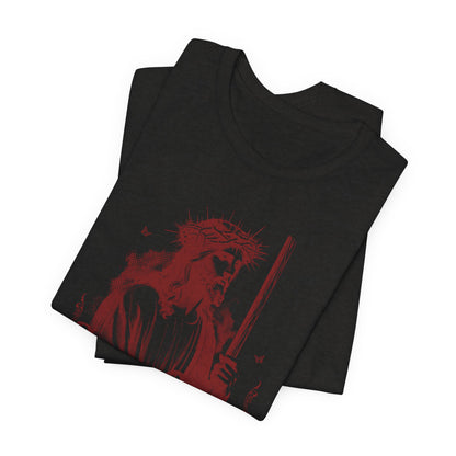 Jesus Christ iconic Tee – Christian Faith T‑Shirt with Crown of Thorns Design