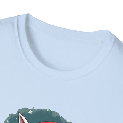 Llamas Christmas tee, Unisex Softstyle T-Shirt