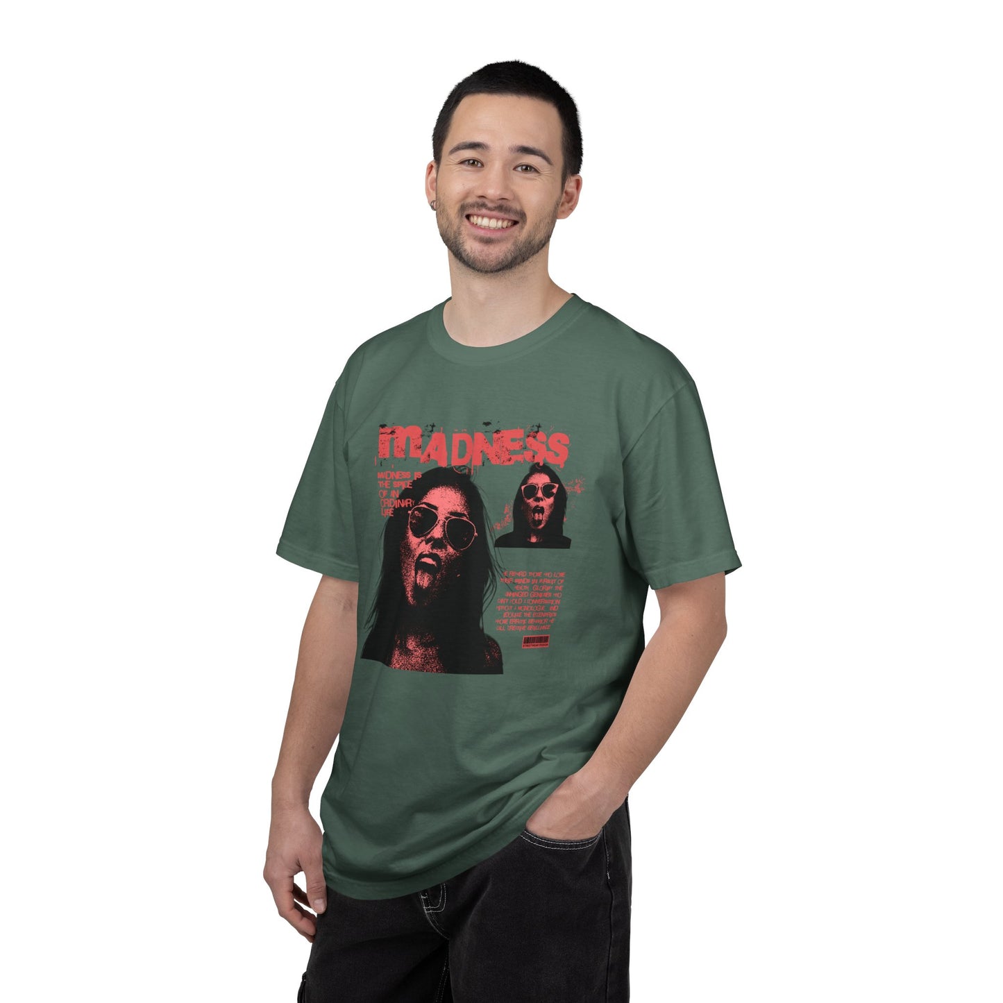 Madness Vintage Photo Graphic T‑Shirt