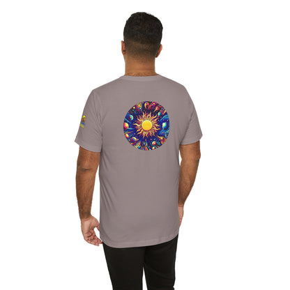 Psychonaut Staple solar system, Unisex Jersey Short Sleeve Tee