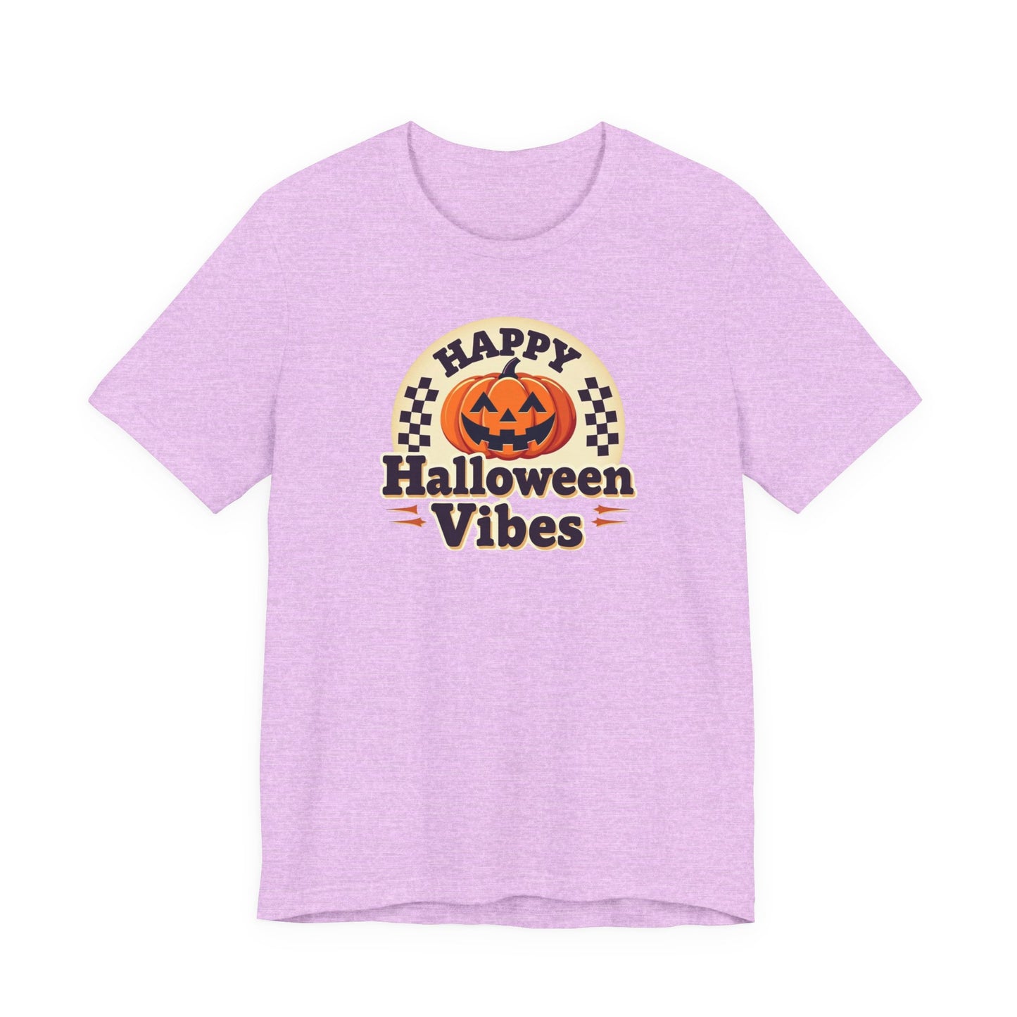 Happy Halloween Vibes Tee — Retro Pumpkin Halloween T-Shirt