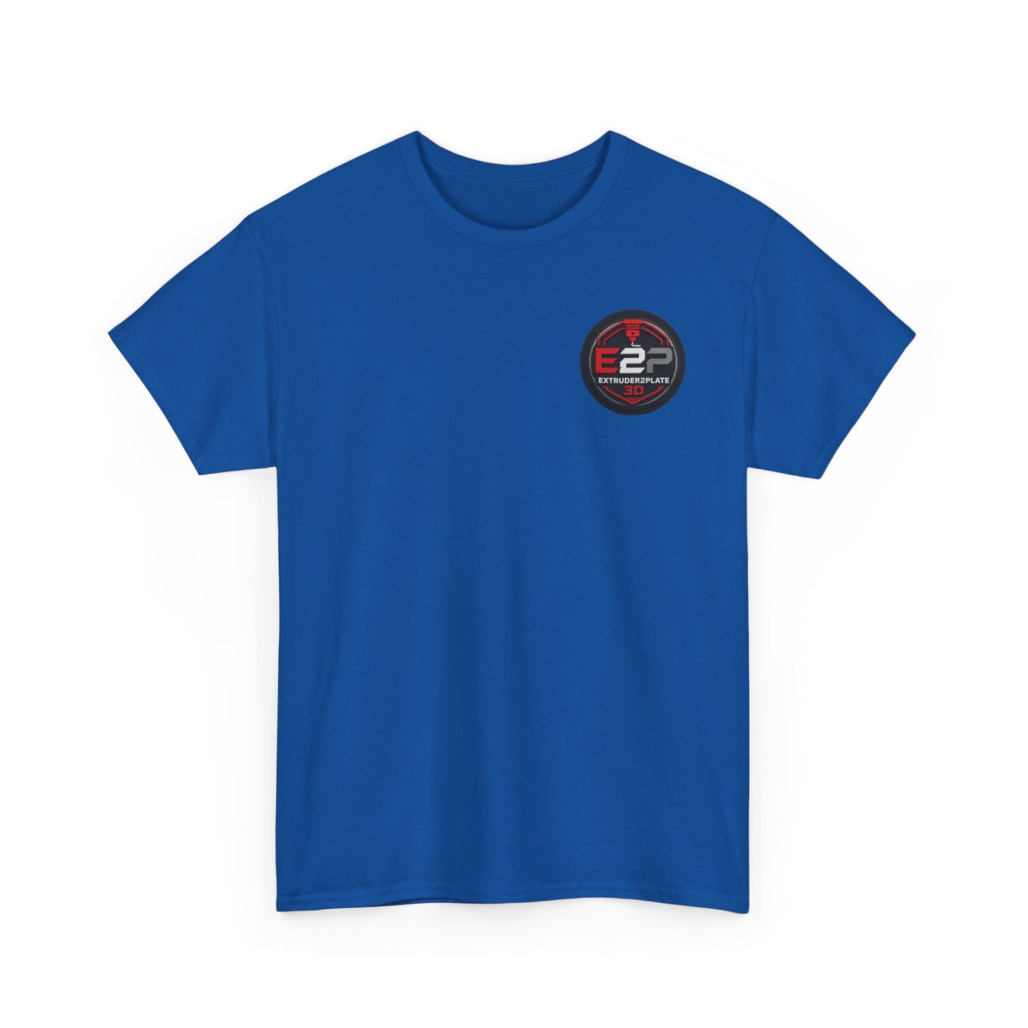 Extruder2Plate, Poop Happens T‑Shirt — Funny Cartoon 3D Printer Graphic Tee