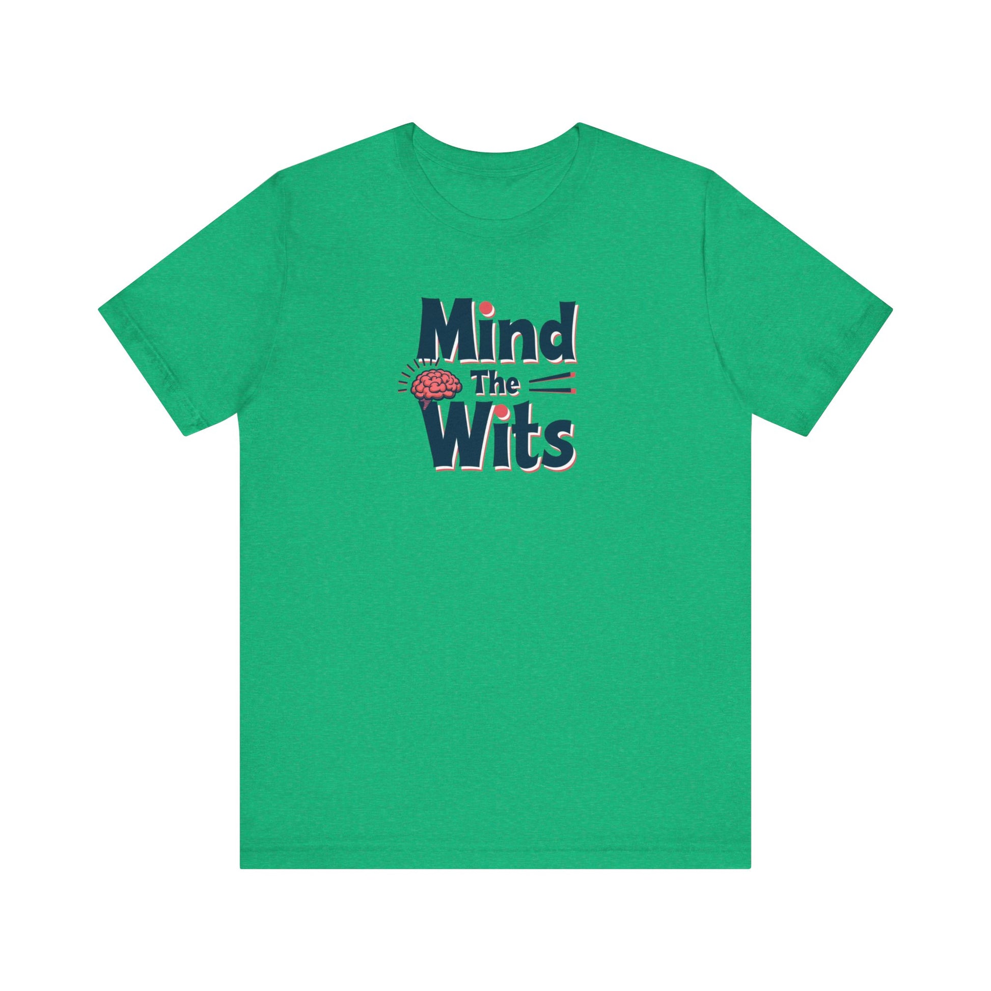 Mind The Wits Unisex Tee - Fun Brainy Humor Shirt for Gift, Casual Wear, Trivia Nights, Brain Games, Educational Events - Psychonaut Swag