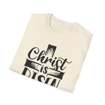 Christ is Risen, Crucifix Unisex Softstyle T-Shirt