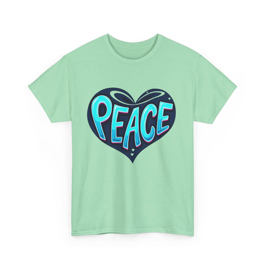 Peace Heart Tee - Psychonaut Swag