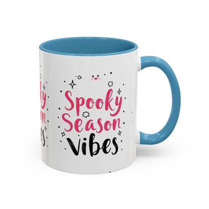 Spooky Season Vibes Accent Coffee Mug (Halloween 11/15oz)