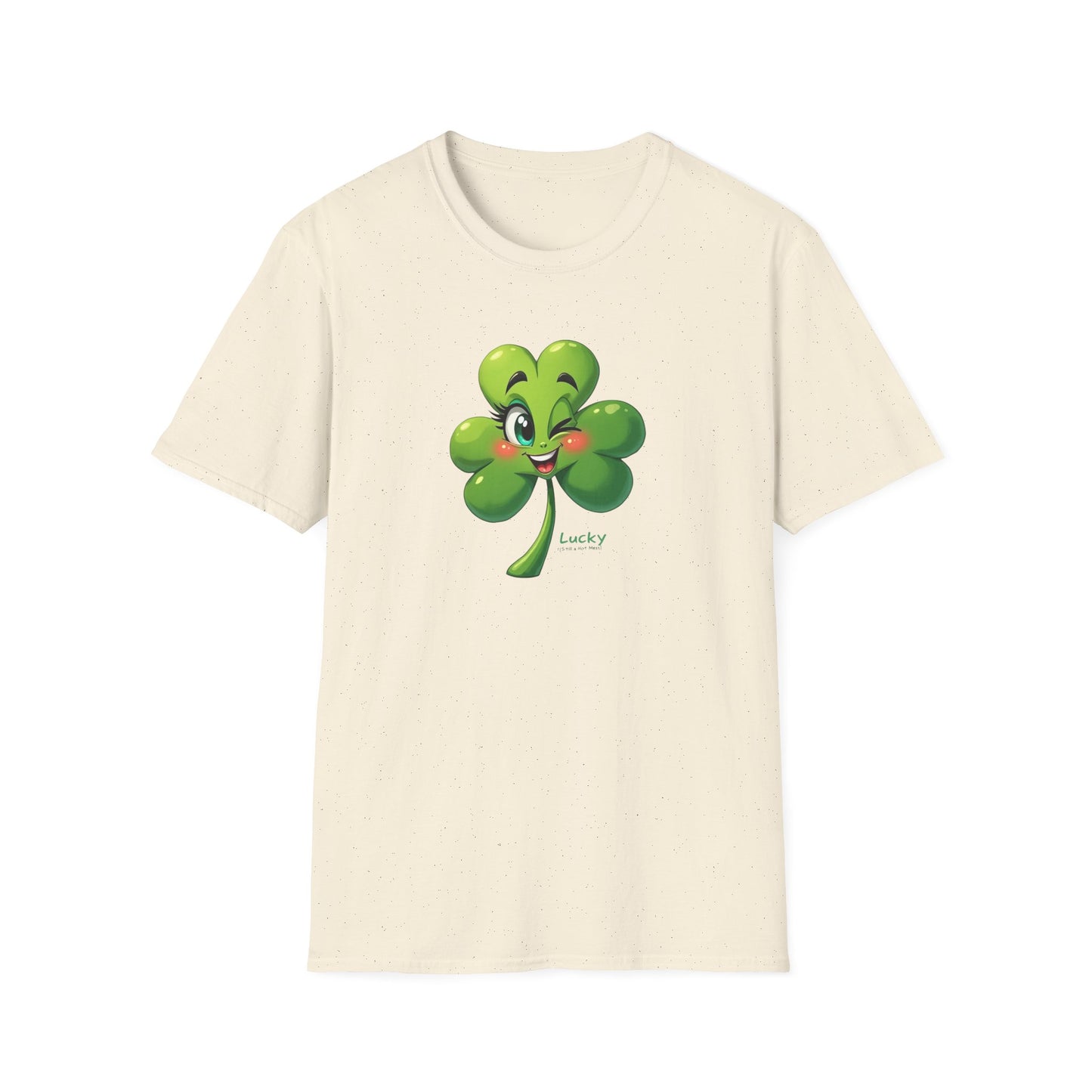 Lucky Winking Shamrock T-Shirt — Cute St. Patrick’s Day Clover Tee