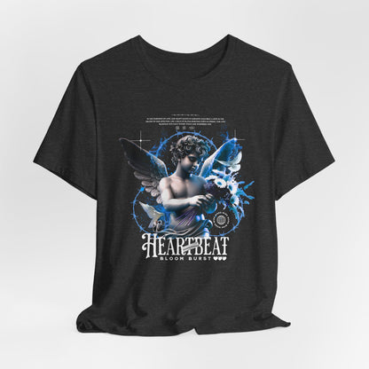 Cherub Heartbeat Graphic Tee — Vintage Angel Art T‑Shirt