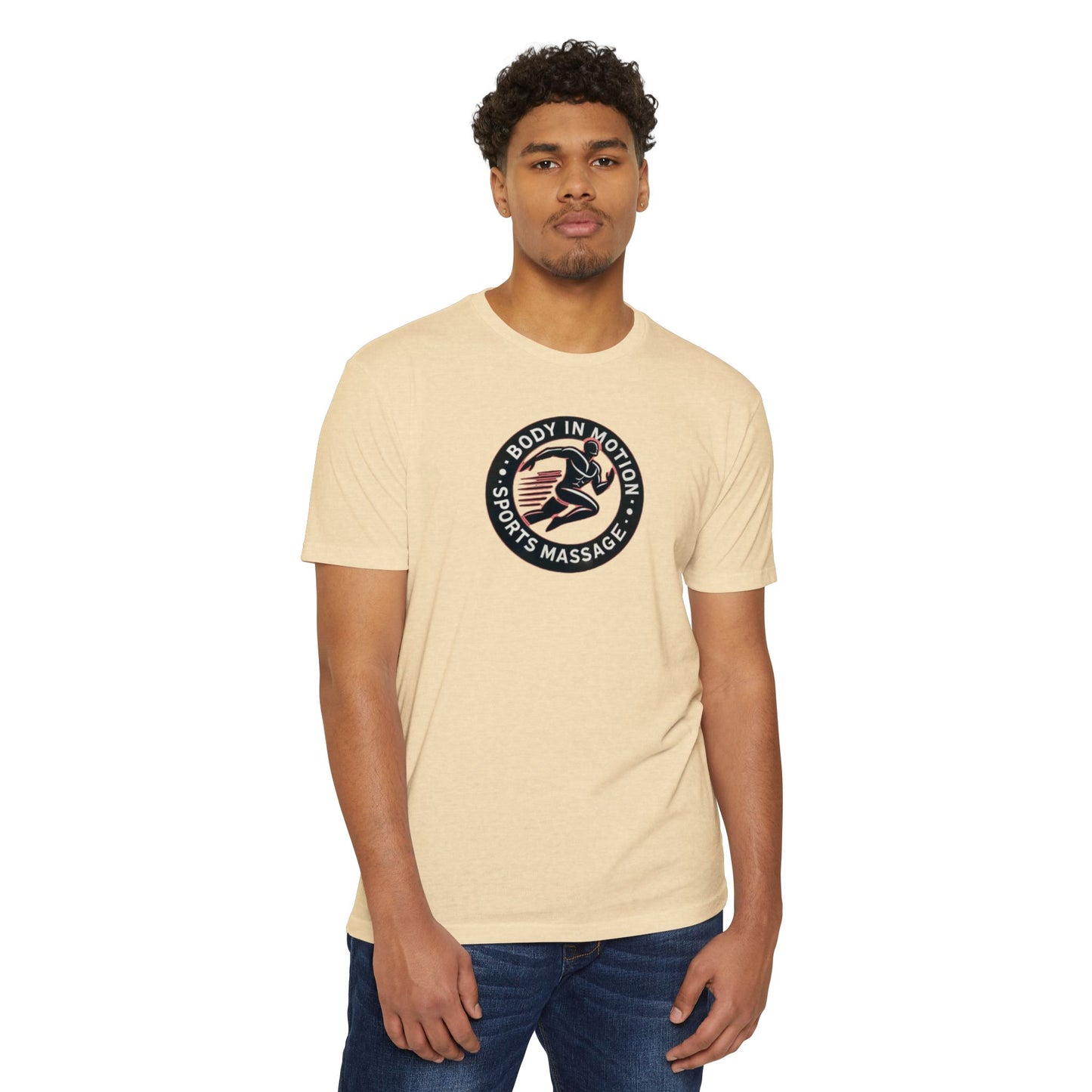 Body In Motion Sports Massage T-Shirt — Recovery & Mobility Athletic Tee