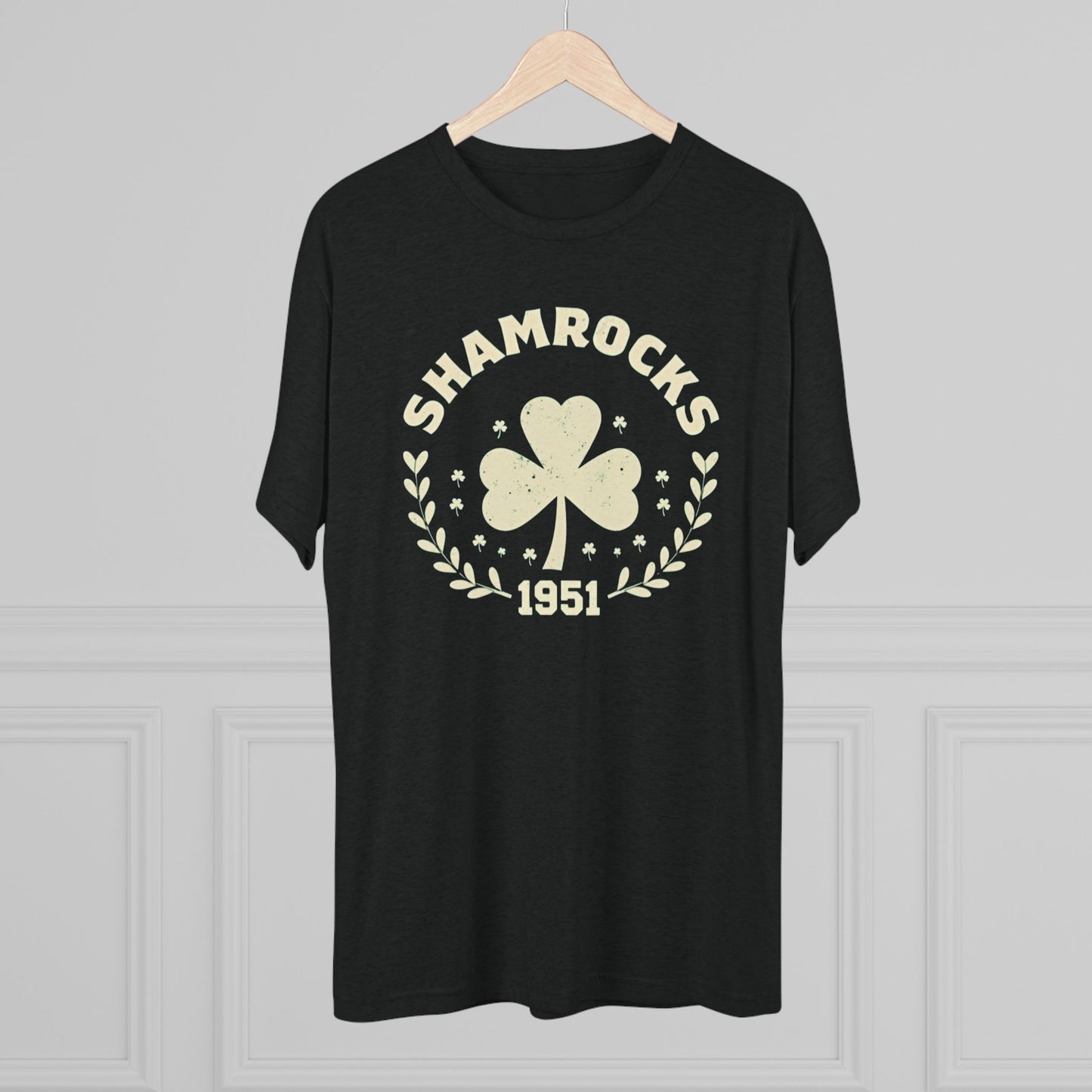 Shamrocks 1951 Crew Tee — Vintage St. Patrick’s Day Clover T-Shirt