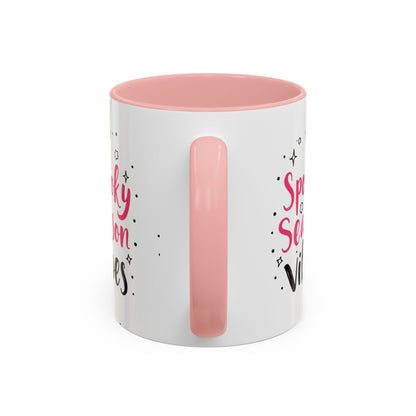 Spooky Season Vibes Accent Coffee Mug (Halloween 11/15oz)