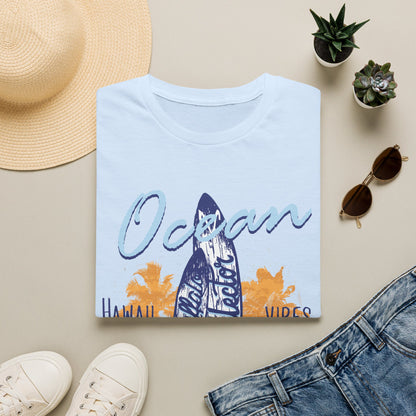 Ocean Surfboard Tee — Hawaii Vibes Beach Attraction T-Shirt