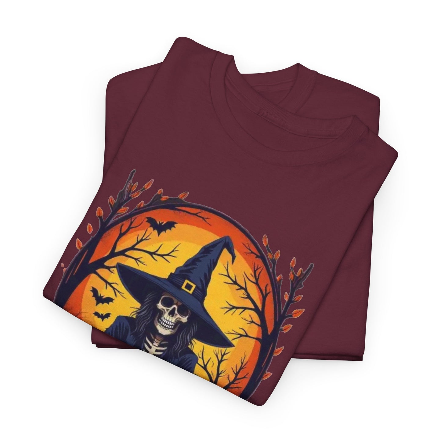 Boo Crew Halloween T-Shirt — Witch Skeleton Spooky Graphic Tee