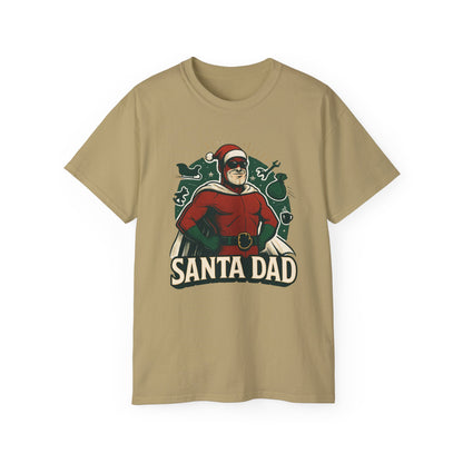 Santa Dad T-Shirt — Retro Vintage Father Christmas Tee for Dads