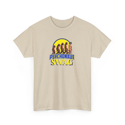 Psychonaut swag small biz, Heavy Cotton Tee, Cool Graphic T-Shirt, Streetwear Top, Gift for Psychonauts, Fun Casual Wear