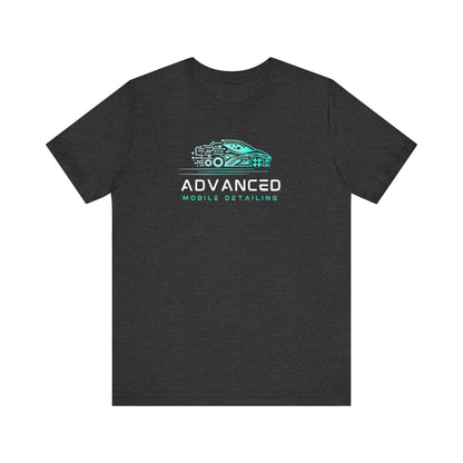 Advanced Mobile Detailing, Super soft style, Unisex Tee, Car Enthusiast Shirt, Automotive Gift, Stylish Car Wash Tee, Perfect for Mechanics, Birthday or Holiday Gift