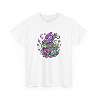 Psychedelic Bunny, Unisex Heavy Cotton Tee