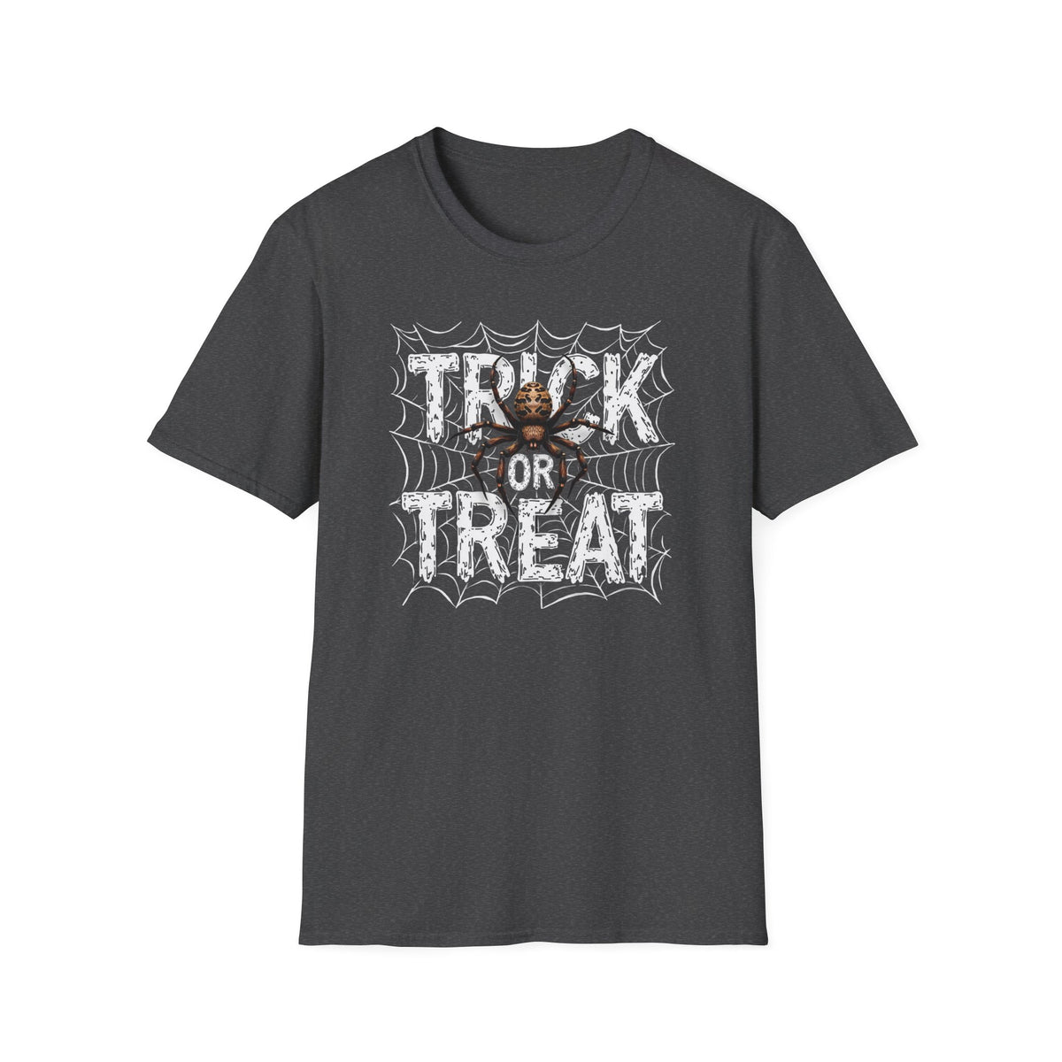 Trick or Treat Spider Tee — Halloween Graphic T-Shirt