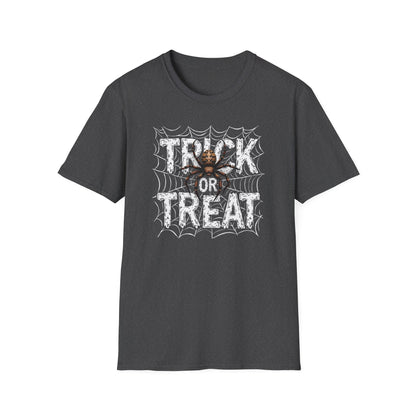 Trick or Treat Spider Tee — Halloween Graphic T-Shirt