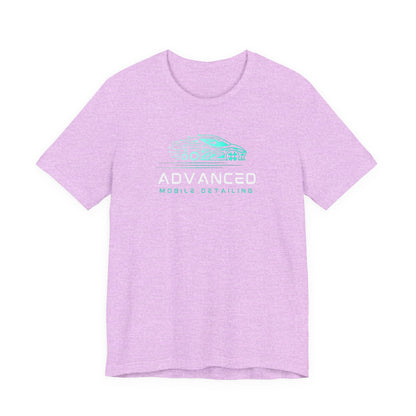 Advanced Mobile Detailing, Super soft style, Unisex Tee, Car Enthusiast Shirt, Automotive Gift, Stylish Car Wash Tee, Perfect for Mechanics, Birthday or Holiday Gift