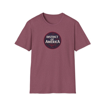 District of America, Washington DA, Unisex Softstyle T-Shirt - Psychonaut Swag