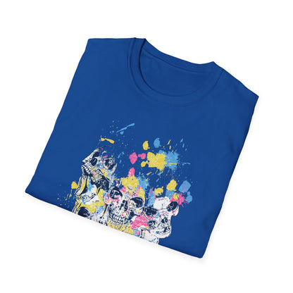 Split Skulls, Unisex Softstyle T-Shirt