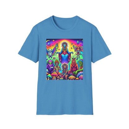 Mythical Creatures Unisex Softstyle T-Shirt - Last Supper Style - Psychonaut Swag