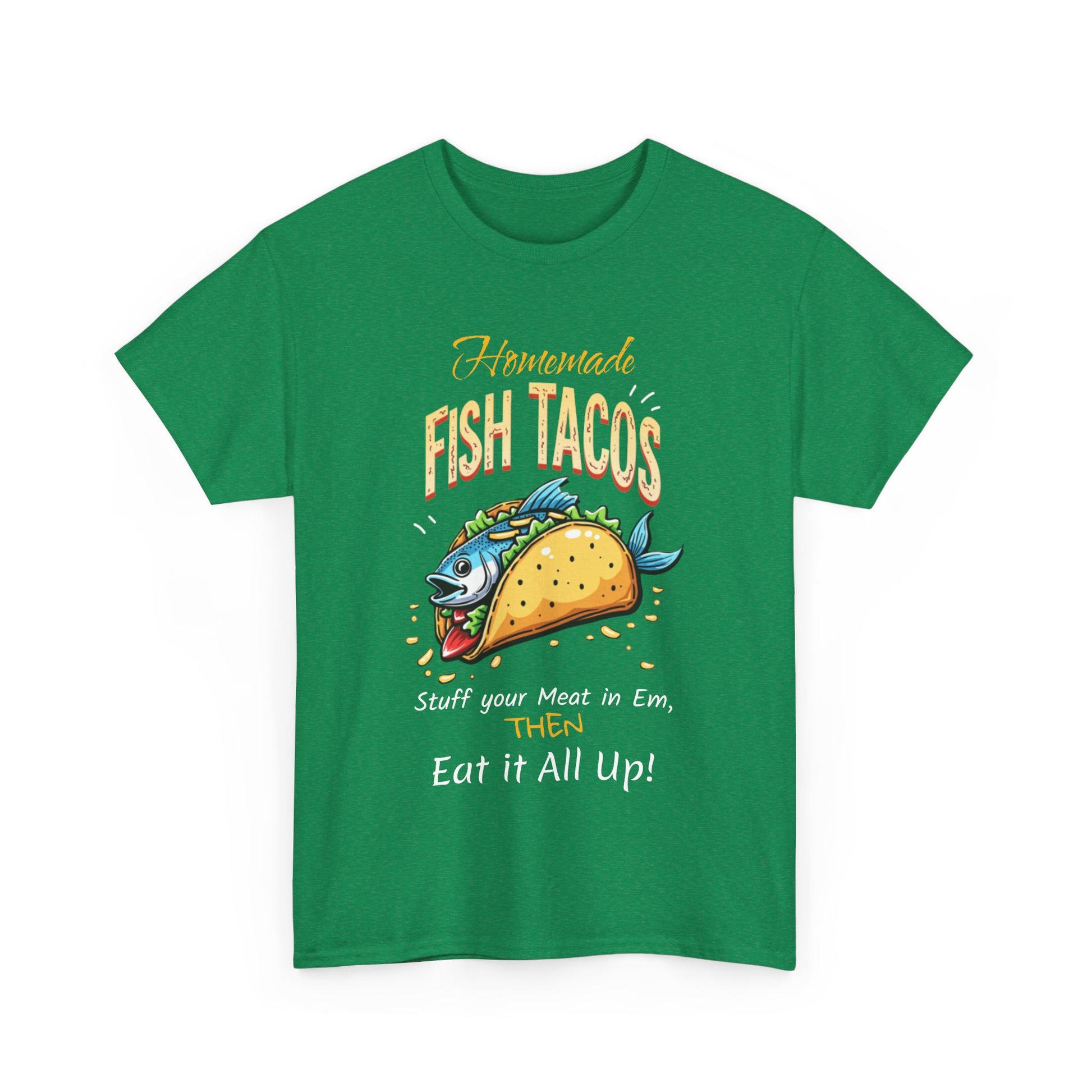Fish Tacos Unisex Cotton Tee - Perfect for Food Lovers & Taco Tuesday - Psychonaut Swag