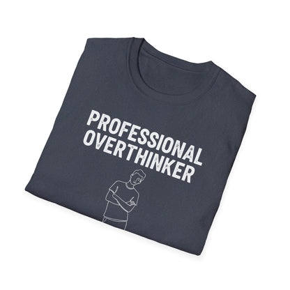 Professional Overthinker T-Shirt — 'Level: Expert' Graphic Tee