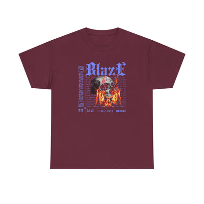 Blaze Moment Skull on Fire T-Shirt