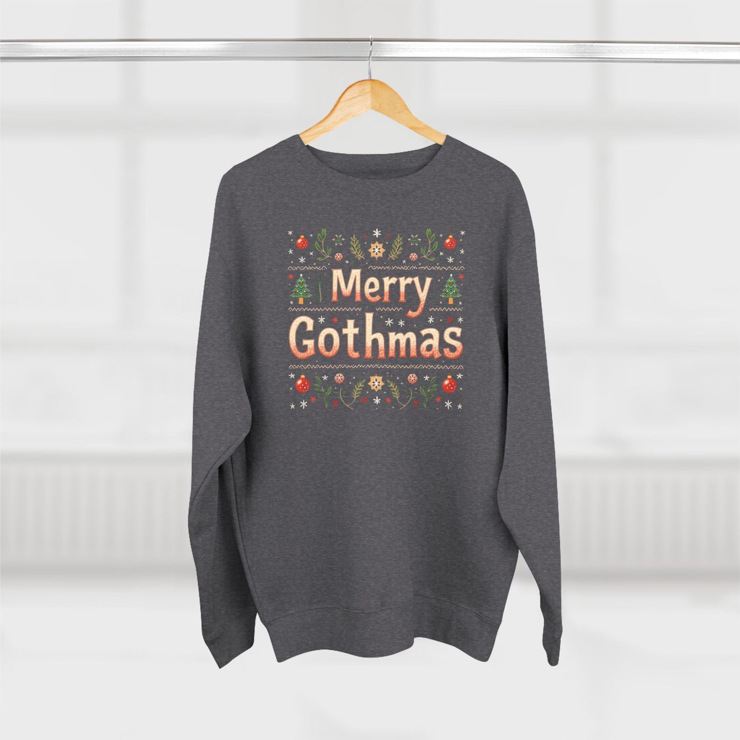 Merry Gothmas Sweatshirt — Gothic Holiday Crewneck