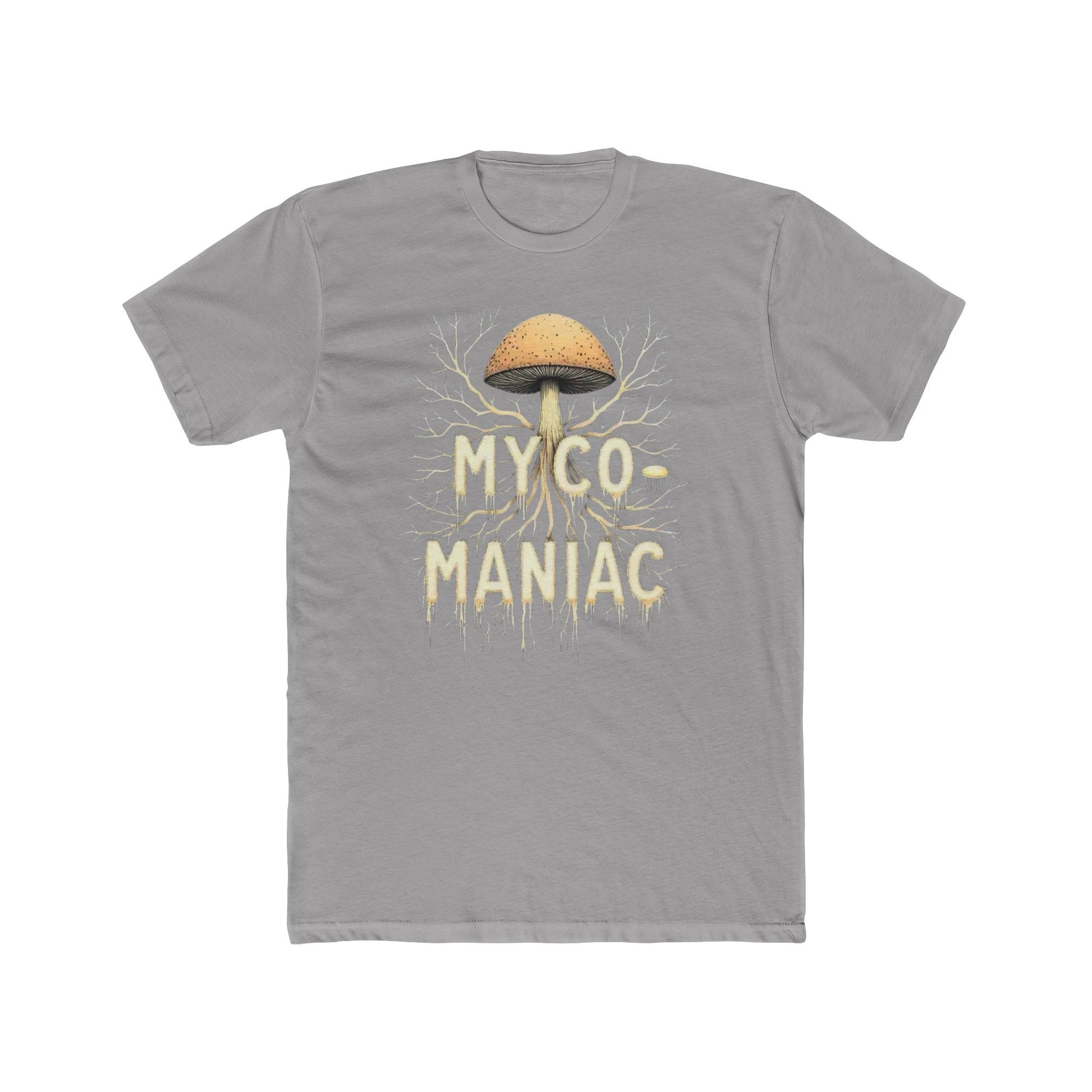 Myco-Maniac Unisex Cotton Crew Tee - Fun Fungi Shirt, Nature Lover Gift, Mushroom Enthusiast Apparel, Eco-Friendly Top, Perfect for [...] - Psychonaut Swag