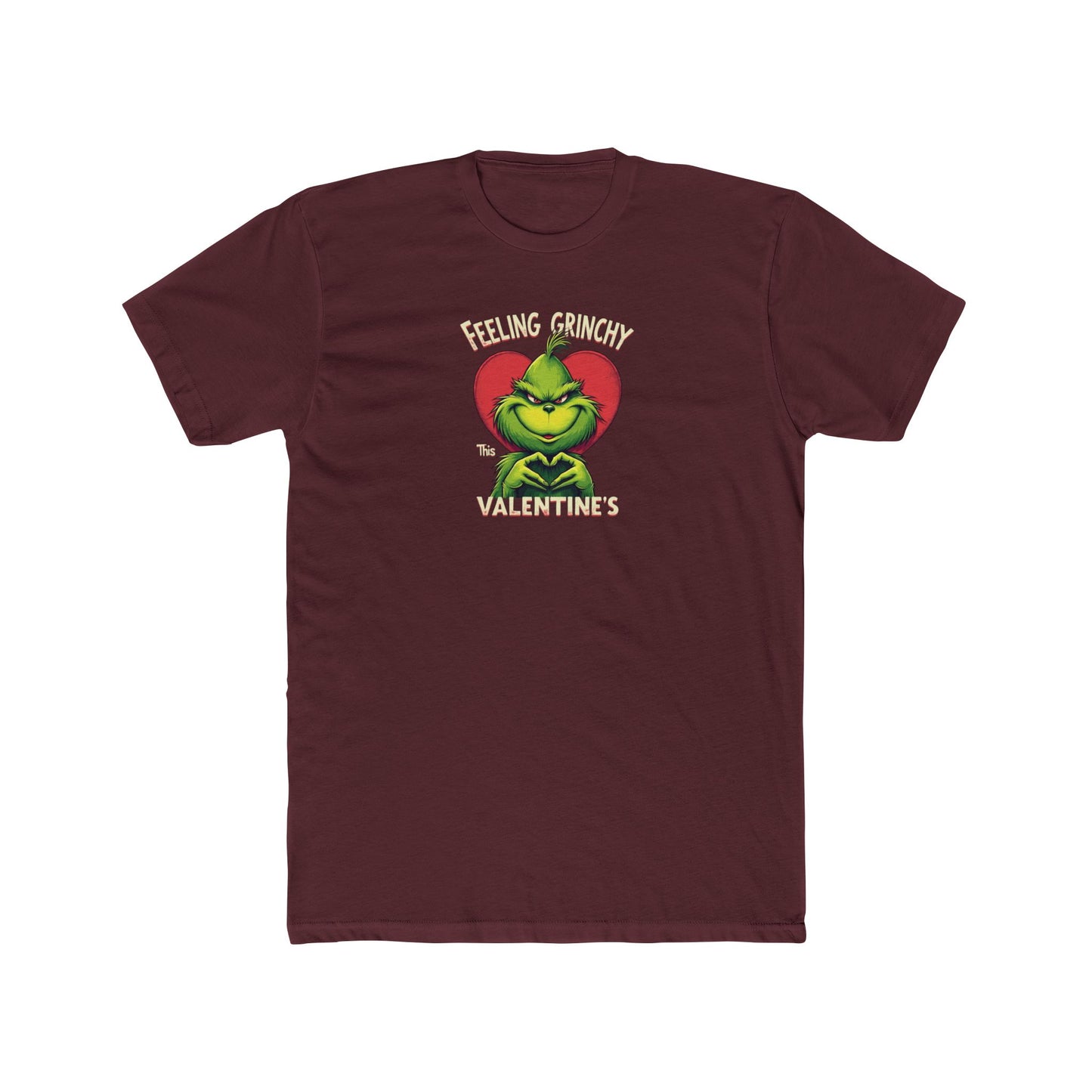 Grinch Heart Valentine T‑Shirt — "Feel My Heart" Holiday Tee